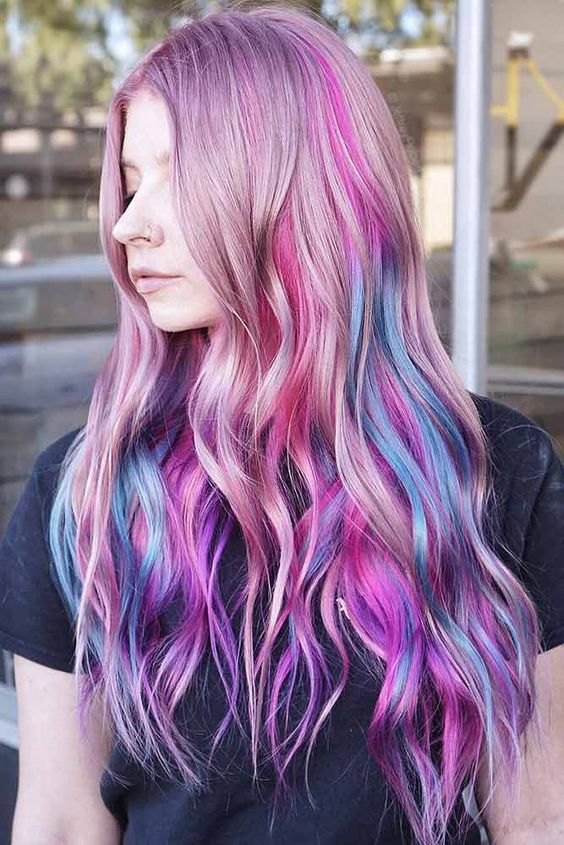 20 Hot And Exclusive Cotton Candy Hair Color For Your Colorful Life