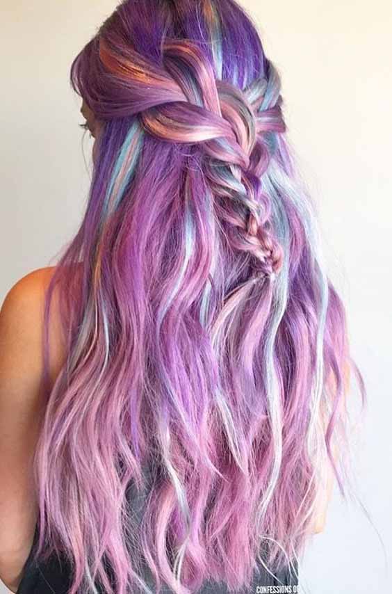 20 Hot And Exclusive Cotton Candy Hair Color For Your Colorful Life