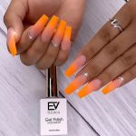 30 Awesome Summer Nail Neon Orange Art Ideas Only For You