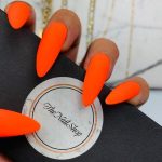 30 Awesome Summer Nail Neon Orange Art Ideas Only For You