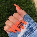 30 Awesome Summer Nail Neon Orange Art Ideas Only For You