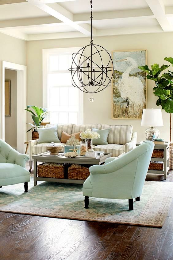 30 Elegant Summer Living Room Decor Ideas You Can Actually Adopt