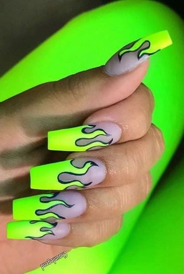 30 Hot Summer Nail Art Designs Neon