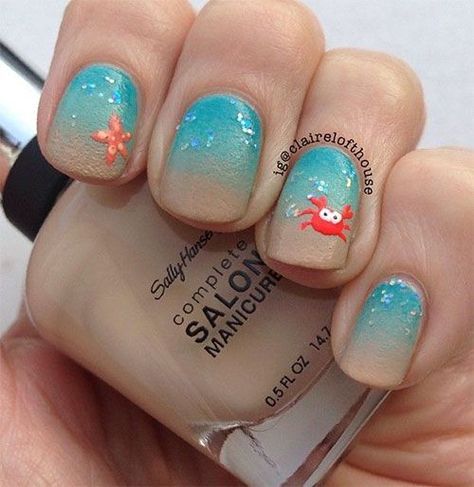 30 Ocean Beach Nail Designs That You Can Try On This Summer