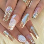 21 More Enriched and more colorful Coffin Acrylic Nail Art