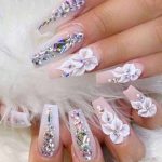 21 More Enriched and more colorful Coffin Acrylic Nail Art