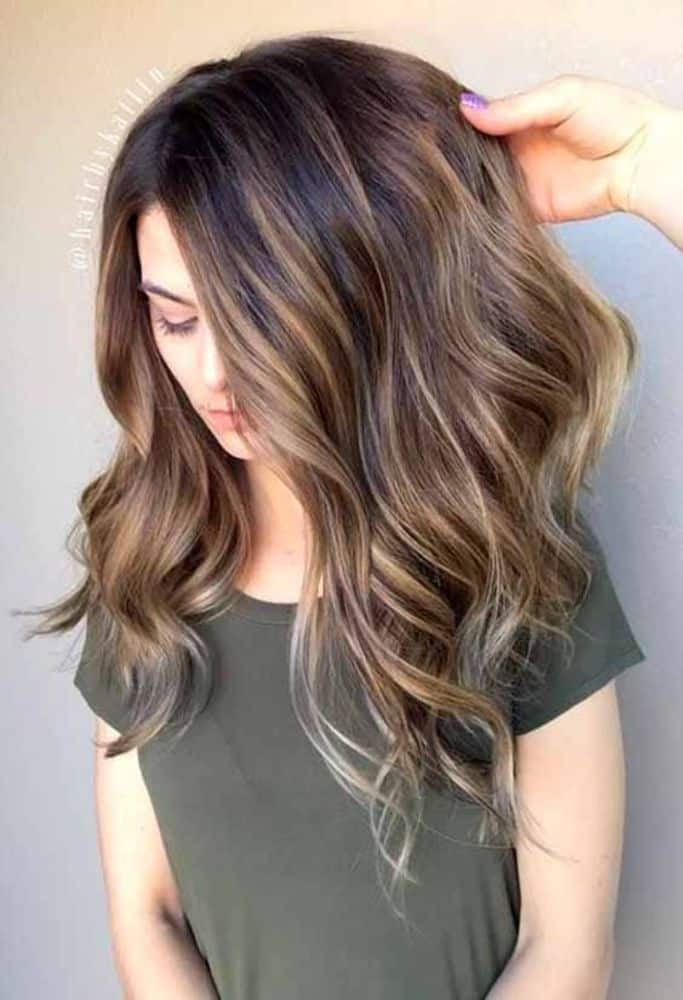 25 Delicate Spring Hair Color For Brunettes Balayage 2021