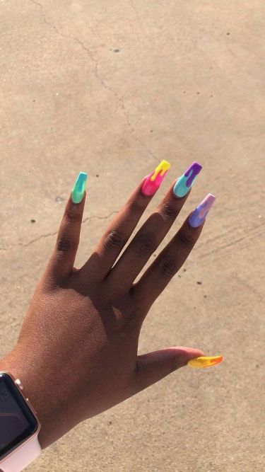 25 Spring Nails Coffin Pastel Ideas to Fancy Up Your Fingers