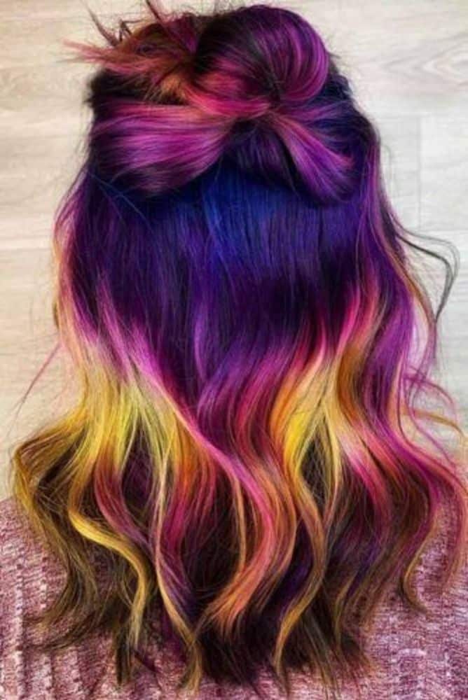 25 Very Colorful Unicorn Hair Colors that will Make You Look Like Mermaids