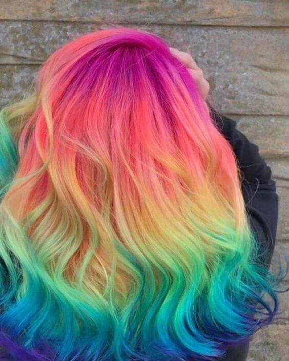 Colorful Unicorn Hair Colors