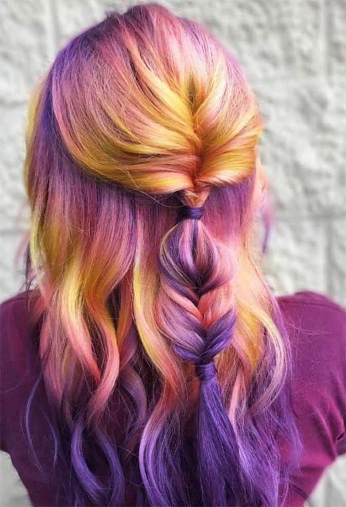 25 Very Colorful Unicorn Hair Colors that will Make You Look Like Mermaids