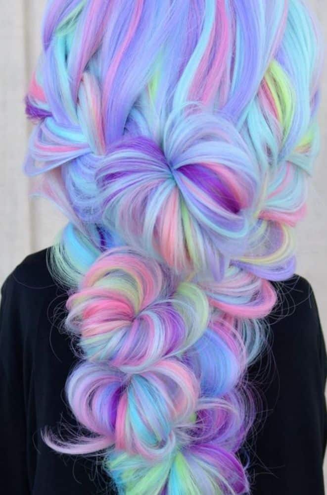 25 Very Colorful Unicorn Hair Colors that will Make You Look Like Mermaids