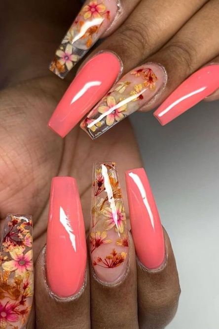 30 Cute and Sexy Spring Nail Art Flowers Floral Designs