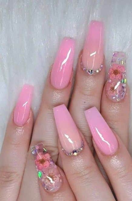 30 Cute and Sexy Spring Nail Art Flowers Floral Designs