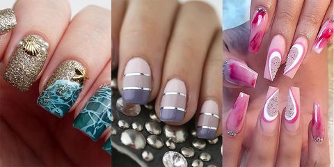5-Gorgeous-Gel-Nail-Designs-With-Gems-Sparkle-for-you