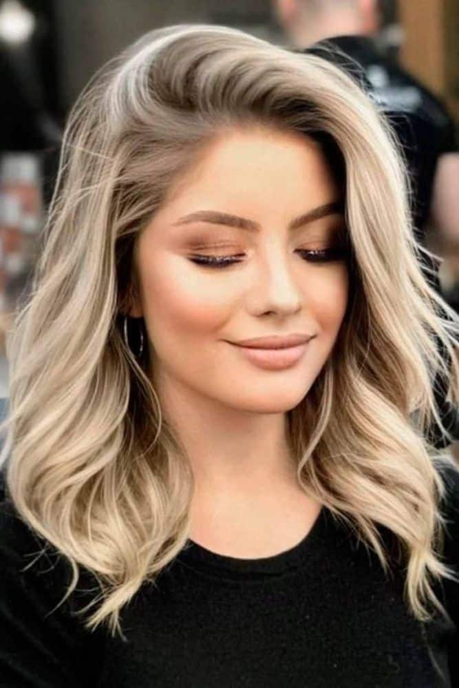 Dazzling Medium Length Hairstyles Cut To Glam You Up
