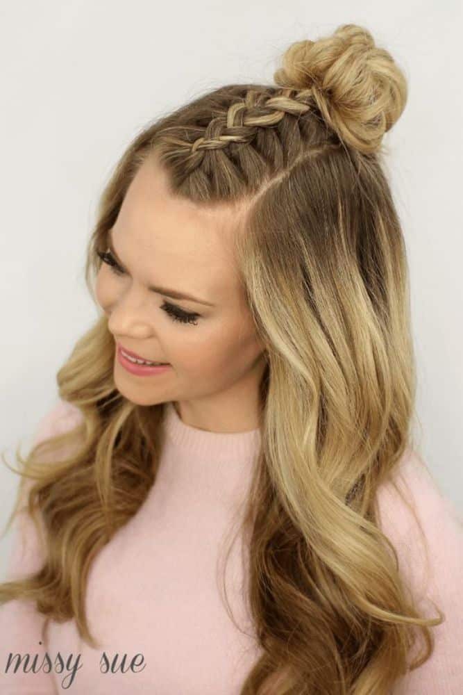 Best Bun Hairstyle And Top Knot Cuts