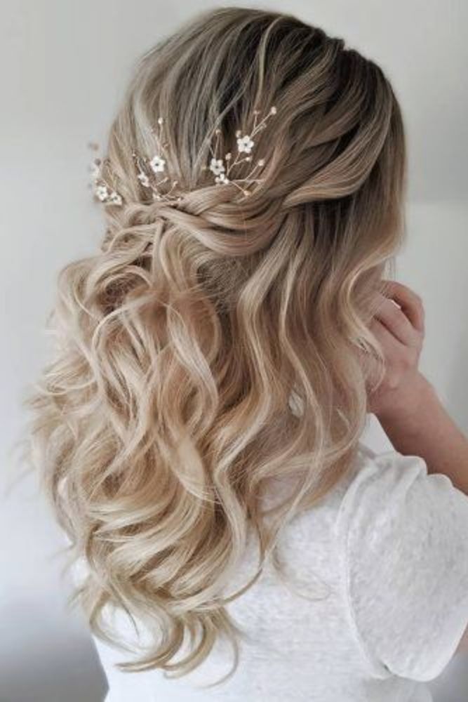 Elegant Medium Length Hairstyles For Wedding