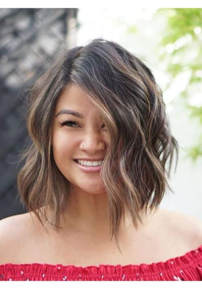 Short Hairstyles For Asian Round Faces 