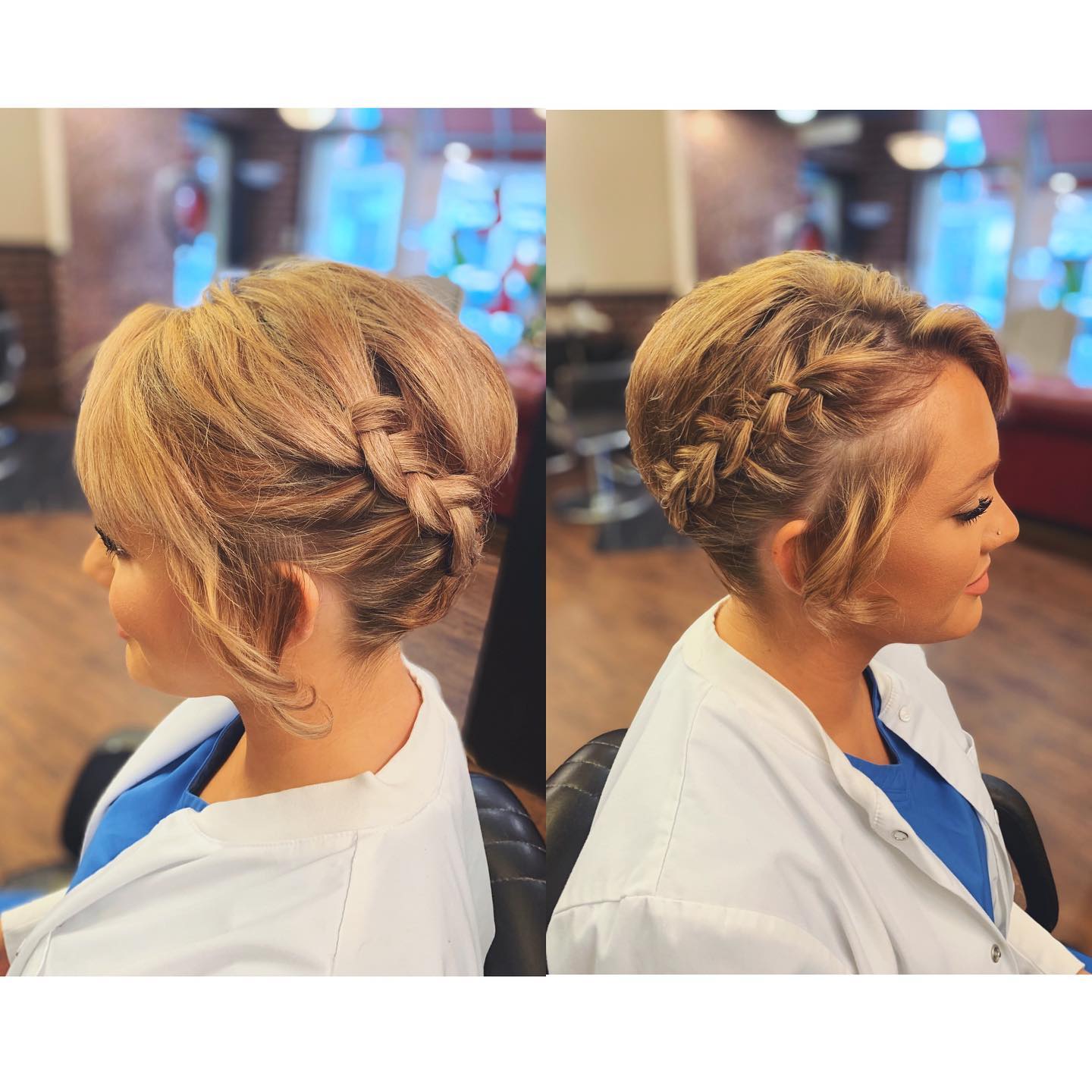 Braided Crown Updo- Homecoming Hairstyles