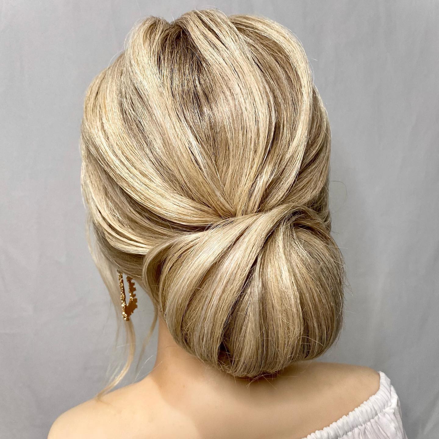 Classic Chignon-homecoming hairstyle