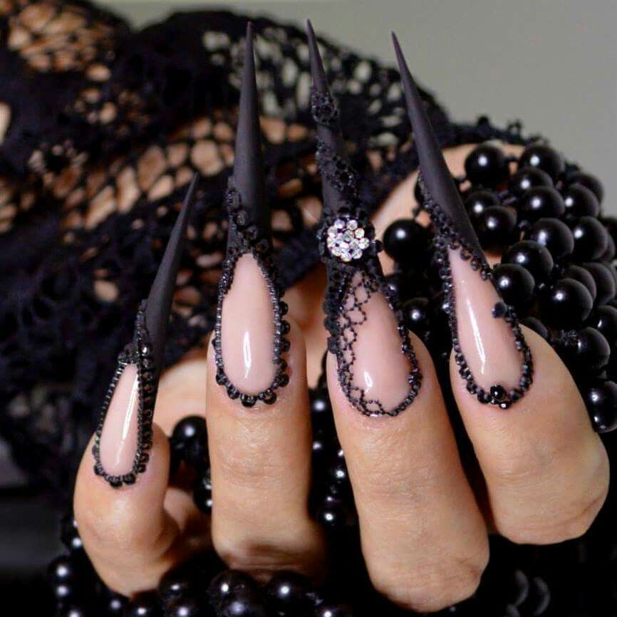 Halloween Coffin Nails