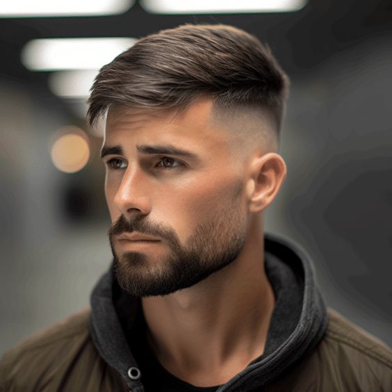 Angular Fringe Hairstyles for Men