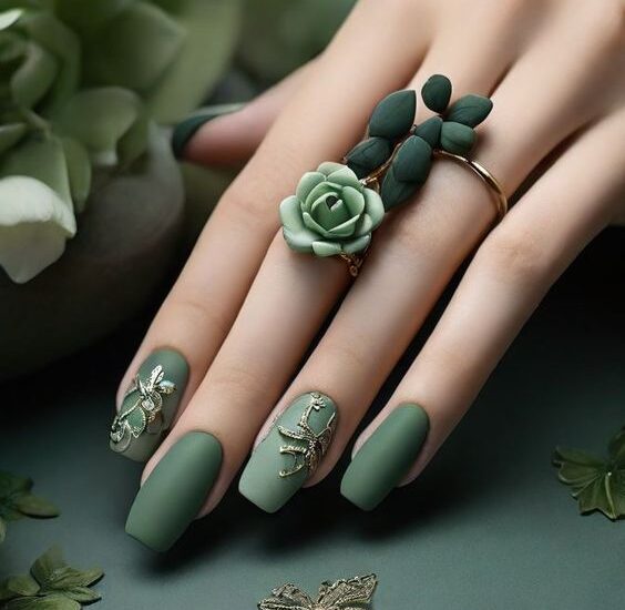 Matte Nail Art Designs